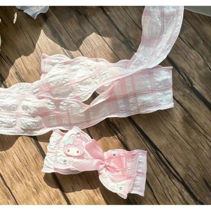 Ruy Băng Bèo Nhún Carro tư thế Vintage, Tiểu Thư My My Gift Shop