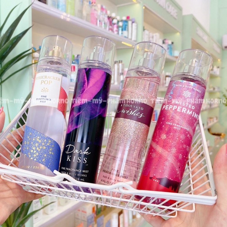 Chính hãng  Xịt thơm Bath & Body Works Body Mist 236ml - ĐỦ MÙI HOT