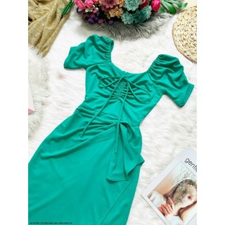 ĐẦM BODY RÚT NGỰC CỔ VUÔNG-TTS