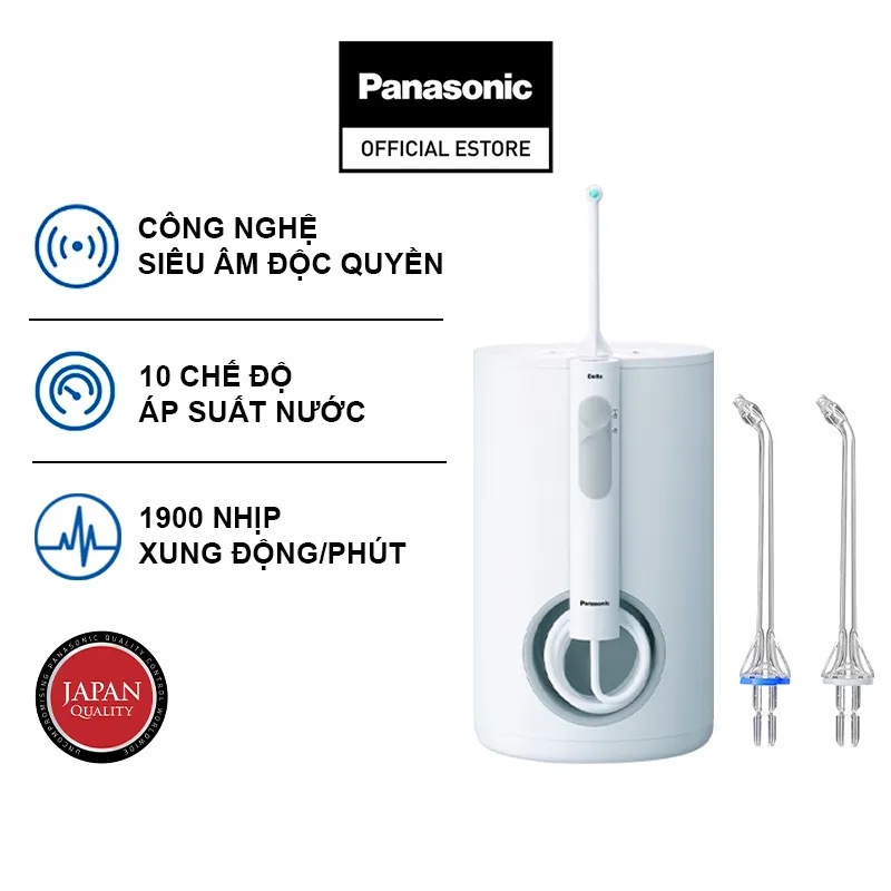 Combo Máy Tăm Nước Panasonic EW1613W451 và Đầu tăm Thay Thế Panasonic WEW0983X401