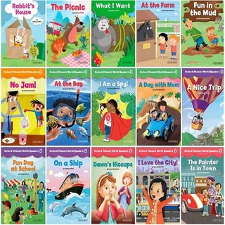 Sách - oxford phonics world readers - trọn bộ 15 cuốn + file mp3