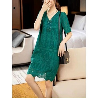HÀN NHẬP - ĐẦM SUÔNG REN CỔ KẾT ĐÁ