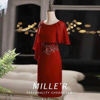 HÀNG NHẬP - ĐẦM BODY LỤA CHOÀNG VAI ĐÍNH HOA CAO CẤP
