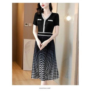 HÀNG NHẬP - ĐẦM XOÈ DẬP LY CHÂN CARO