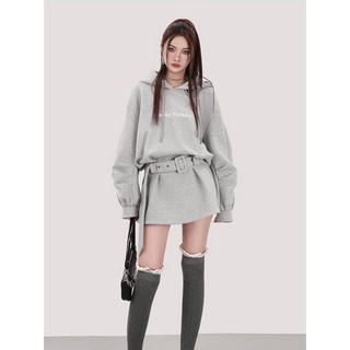 jamaisvu Set Áo Len Dài Tay + Chân Váy Ngắn Lưng Cao Thời Trang Dành Cho Nữ