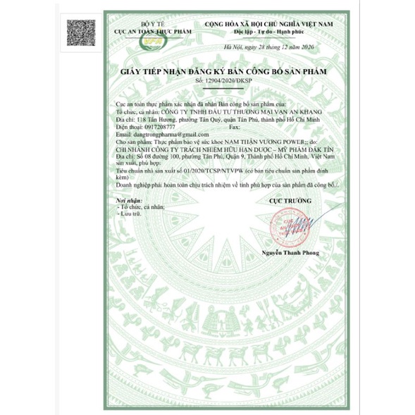 Tăng cường sinh lý nam Nam Thận Vương POWER chống xuất tinh sớm. lọ 30 Viên