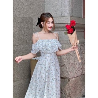 Đầm Maxi hai dây duyên dáng