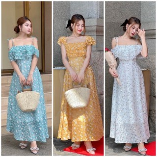 Đầm Maxi hai dây duyên dáng