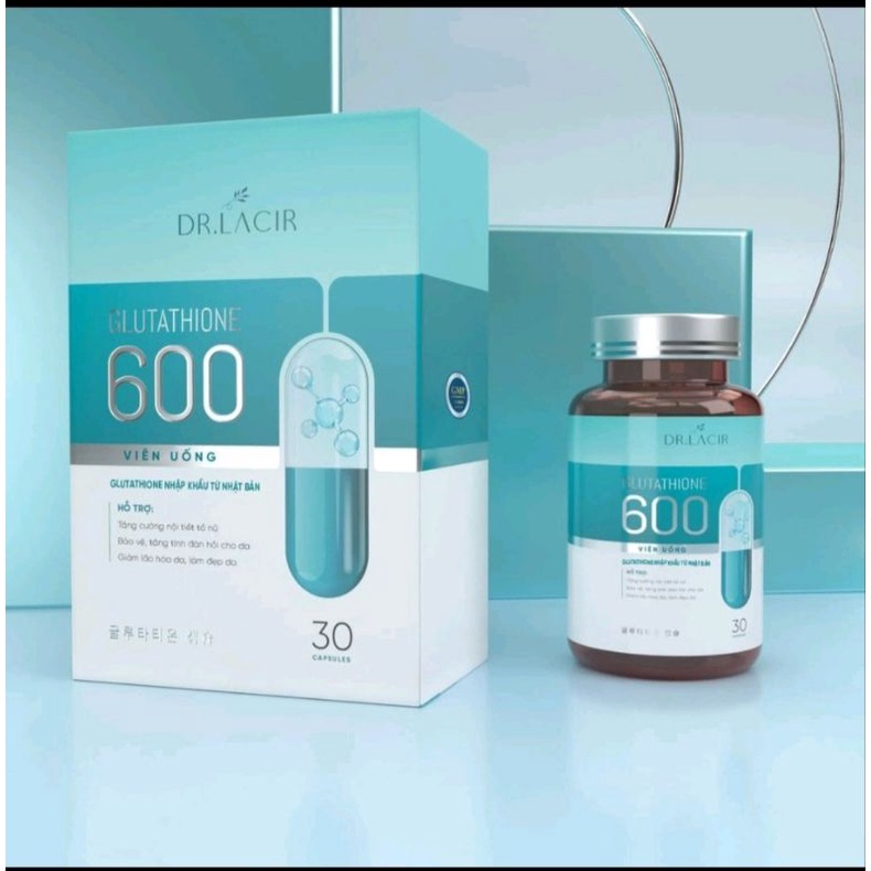 Viên Uống Nám Trắng Da Glutathione 600 DR LACIR Chính Hãng