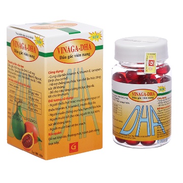 Dầu gấc Vinaga DHA - Sáng mắt, đẹp da, chống oxy hóa. Giúp trẻ ăn ngon, chóng lớn