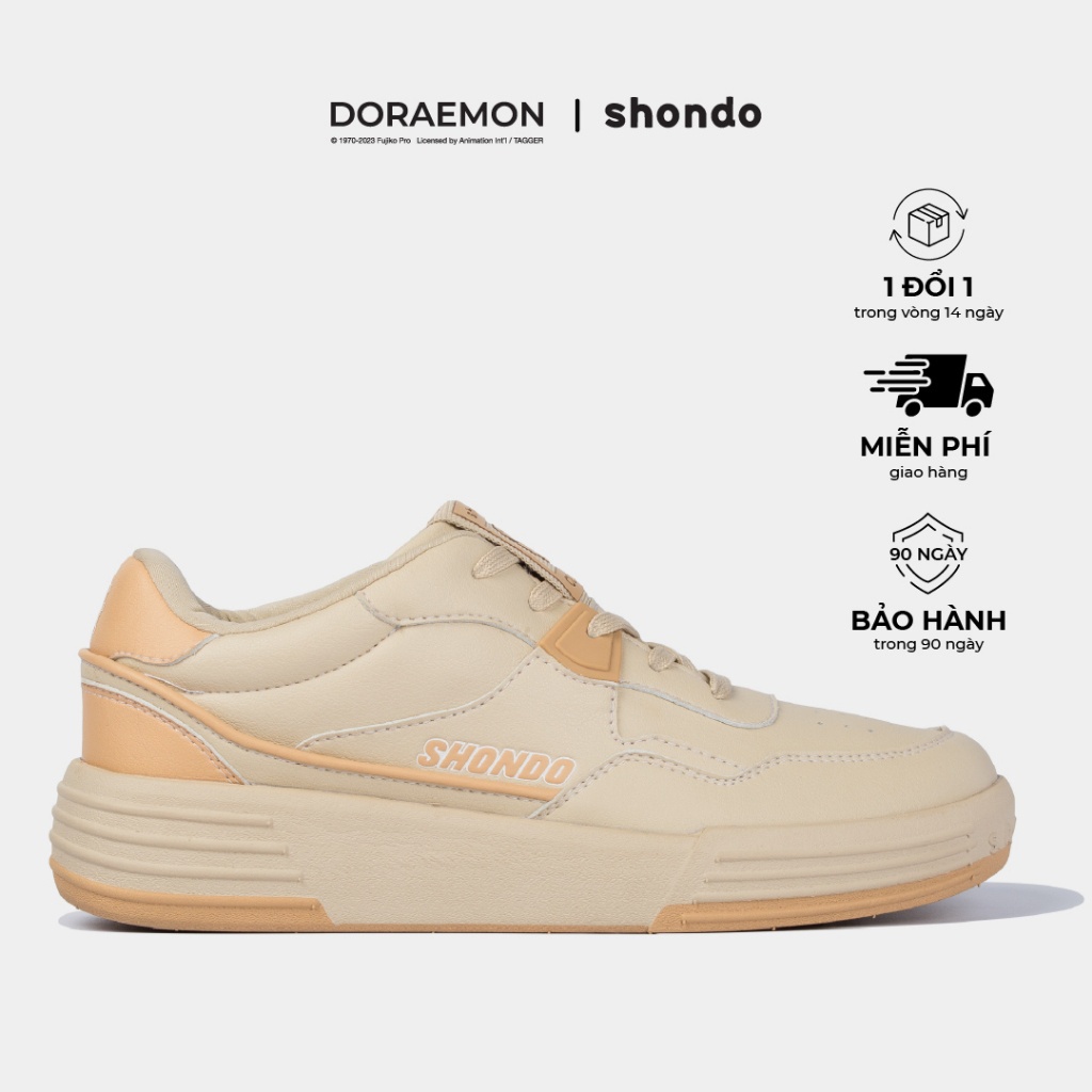 Sneaker Shondo Nam Nữ Shondo Êm Chân, Bền Class 1 Be Full SND2525