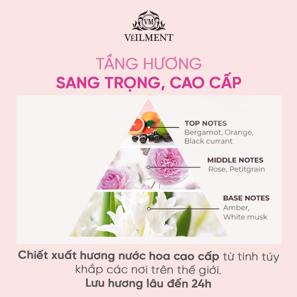 Sữa tắm hạt hương ổi  hồng On: The Body Veilment Natural Spa Black Rose  400g