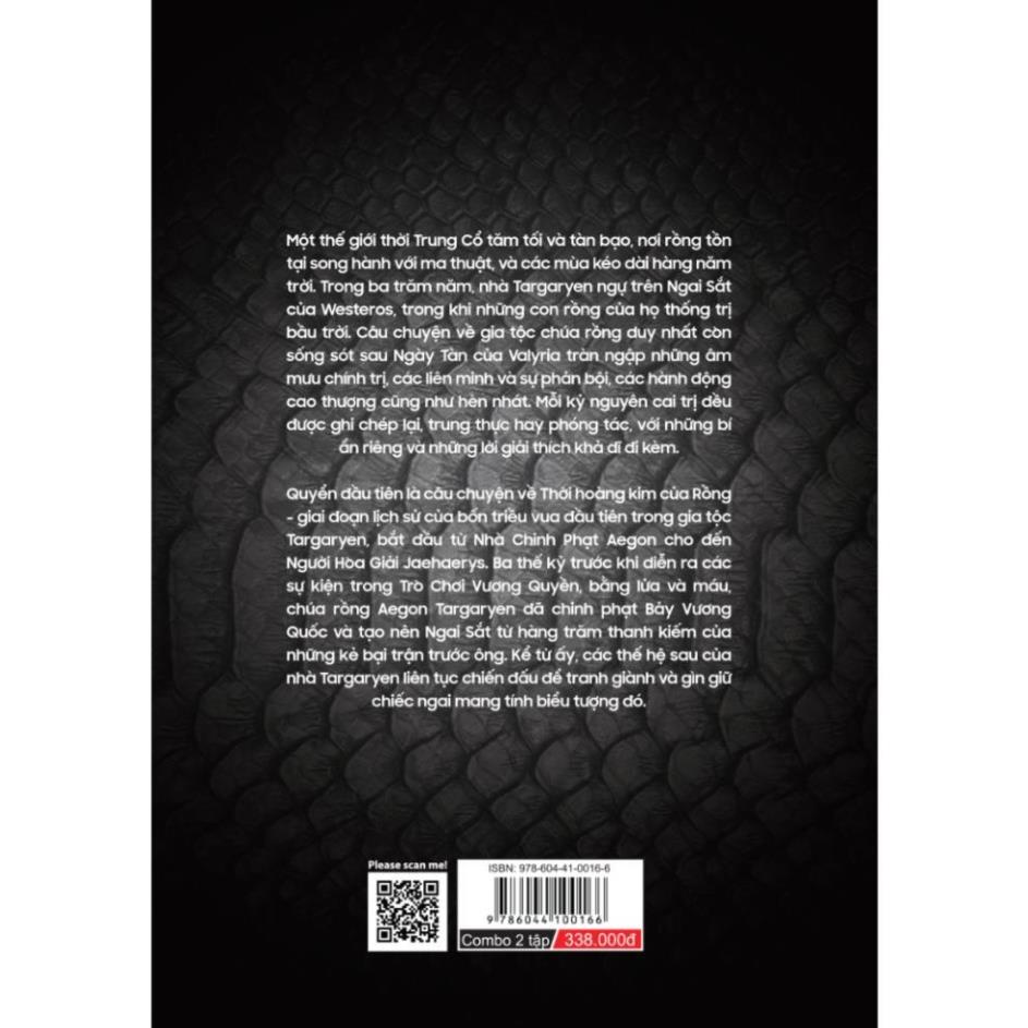 Sách - Lửa và Máu  - George R.R Martin - Bách Việt