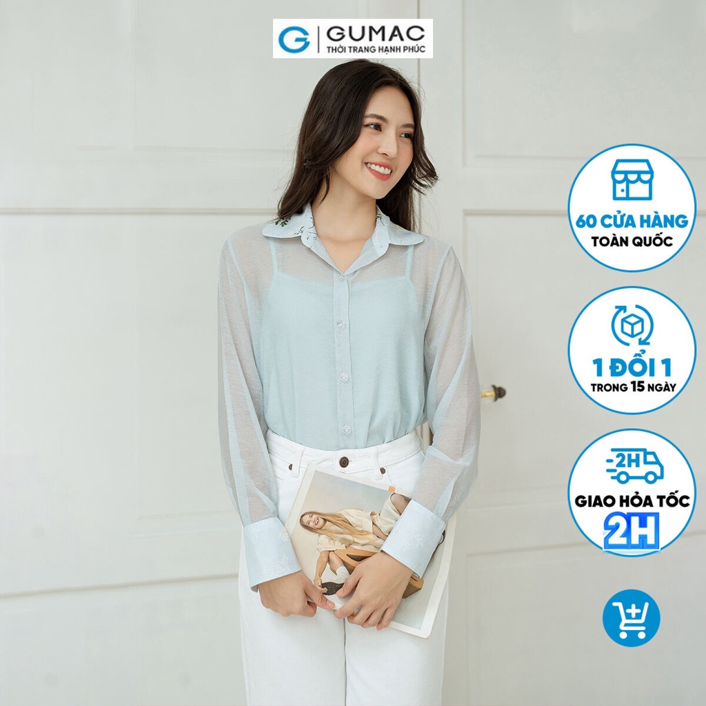 Áo sơ mi kiểu GUMAC AD08009