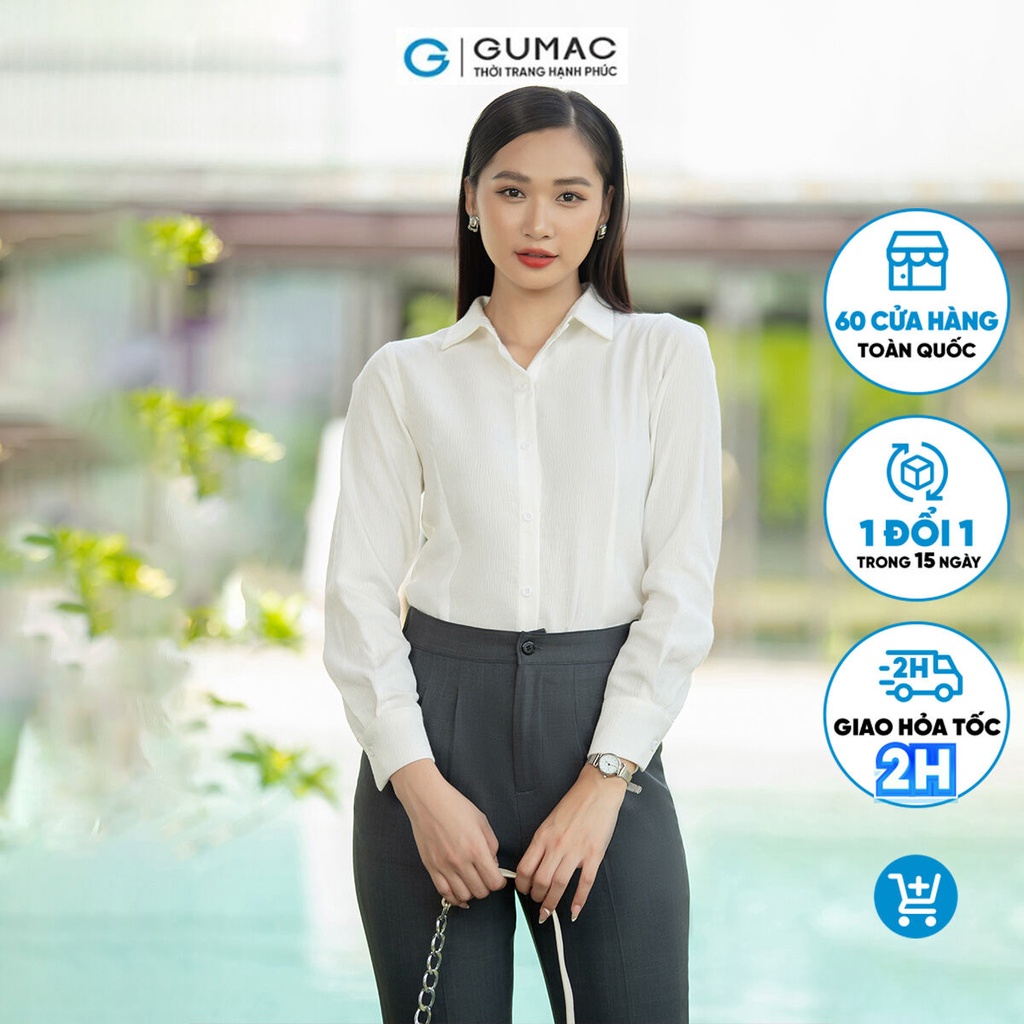 Áo slim tay dài thời trang GUMAC AD07046