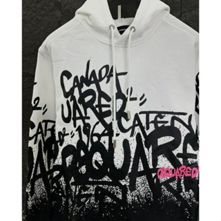  Áo Hoodie Nam DSQ Họa Tiết Hót - Áo Nỉ Hoodie Nam Họa Tiết DSQ Form Rộng Siêu Đẹp 