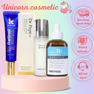 Combo 3 bộ sản phẩm làm đẹp Retinol K Kady Care, Toner Dr.Pepti, Serum B5 Max Hydra