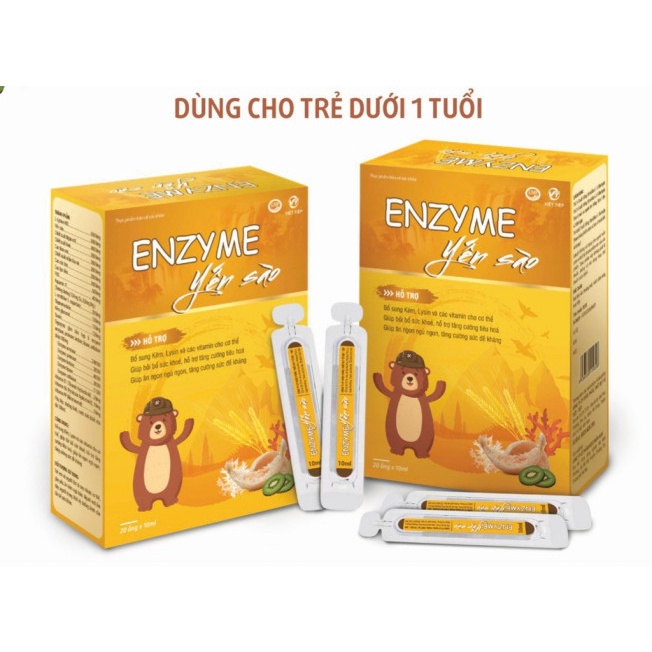 ENZYME YẾN SÀO ỐNG Dùng Cho Trẻ Dưới 1 Tuổi Hộp 20 ống x 10ml - Tủ Thuốc Bảo Châu