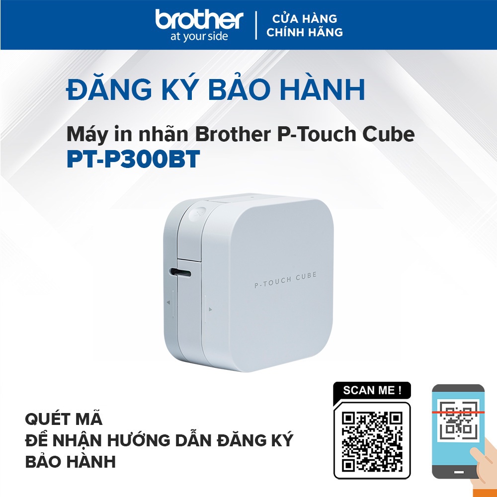 Máy in nhãn Brother P-Touch Cube PT-P300BT