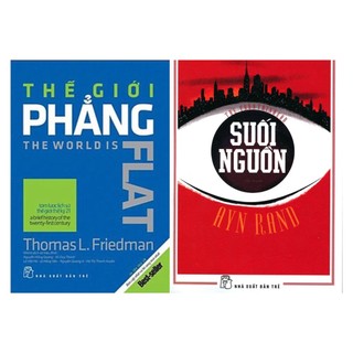 Sách sách combo 2 cuốn nxb trẻ: thế giới phẳng + suối nguồn
- freeship