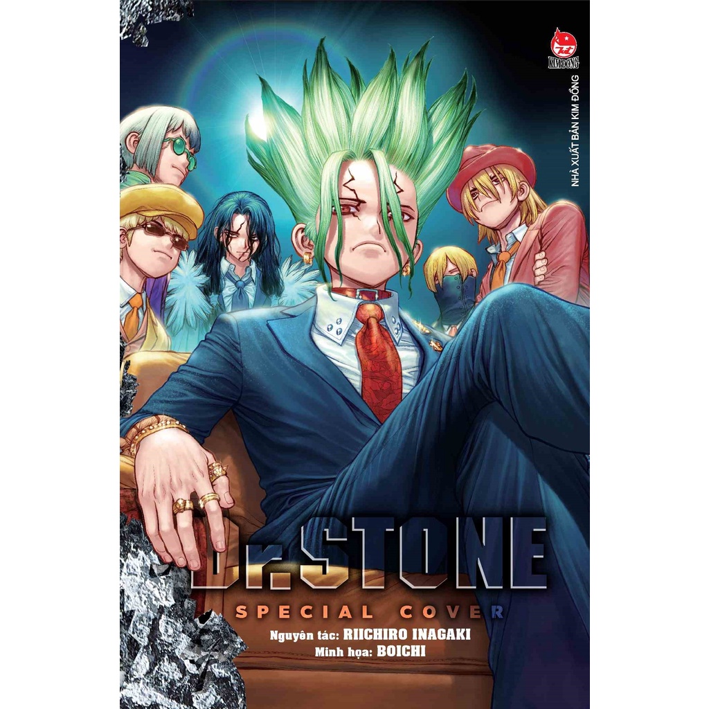 Sách - Dr.STONE - Tập 22: Thế Giới Đá Của Chúng Ta - Tặng Kèm Bìa Áo Đặc Biệt