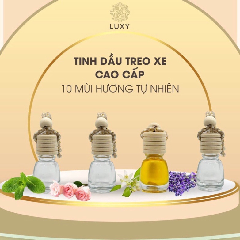 Tinh dầu treo xe LUXY cao cấp 10ml, tinh dầu thơm phòng khử mùi thiên nhiên nguyên chất - Hàng mới về