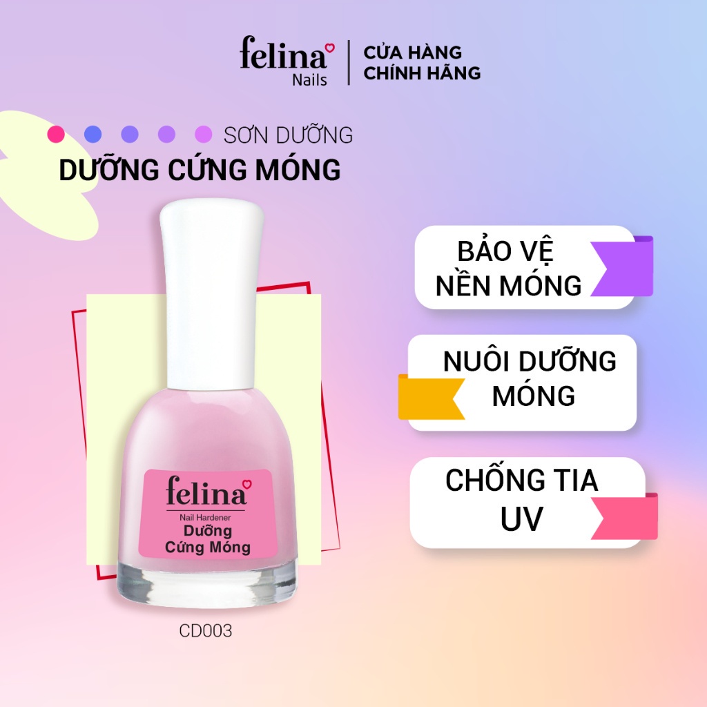 [Mã FRANCIA50 giảm 50% đơn 0] Sơn dưỡng nền móng cao cấp Felina 14,5ml