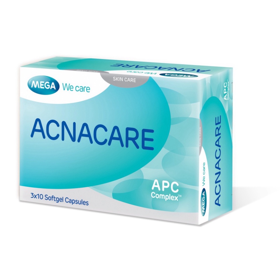 Viên uống giảm mụn Acnacare Mega We Care 30 viên