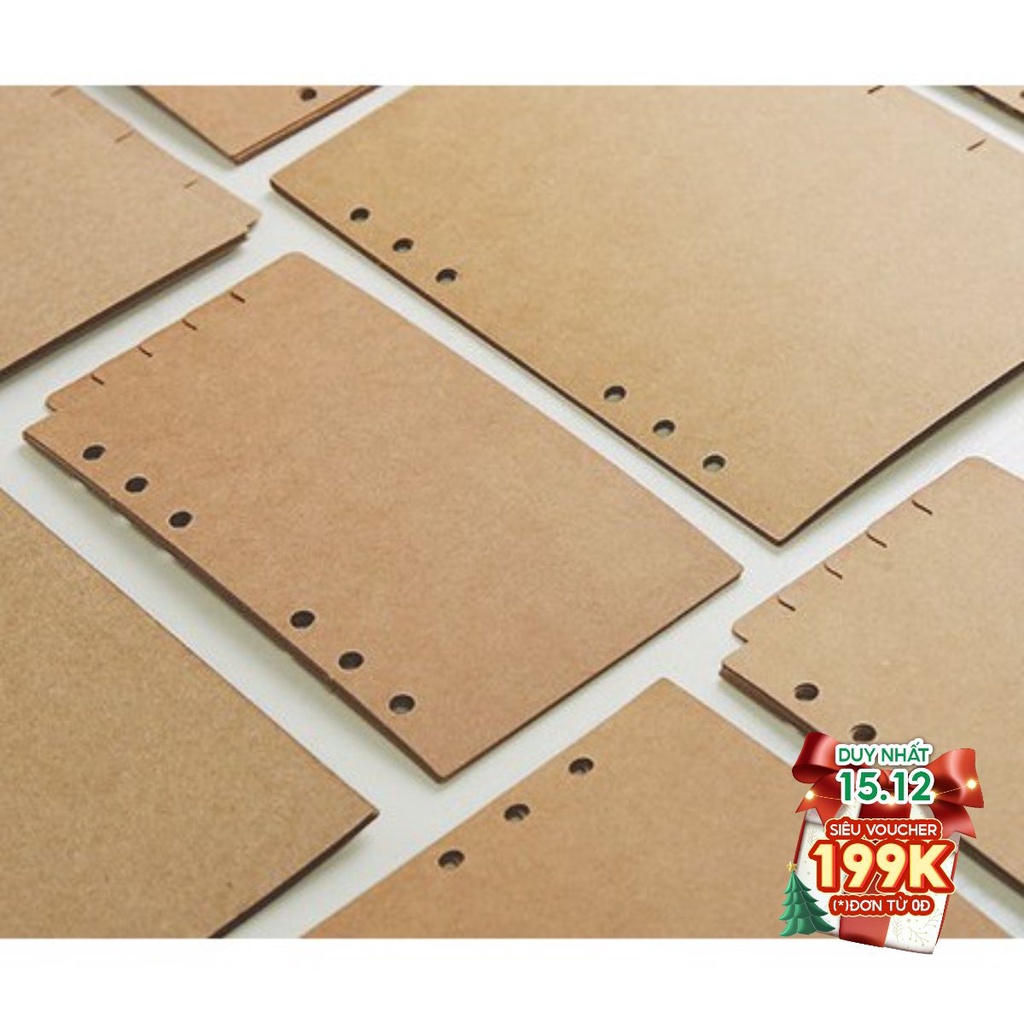 Set 5 tab phân trang KRAFT 6 lỗ