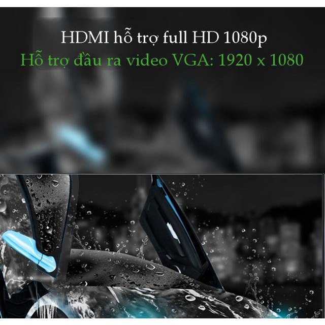 Bộ chuyển đổi HDMI sang VGA UGREEN MM102 | Không có Audio | Độ phân giải 1920*1080 | BH 18 Tháng 1 Đổi 1 | 40252 40253.