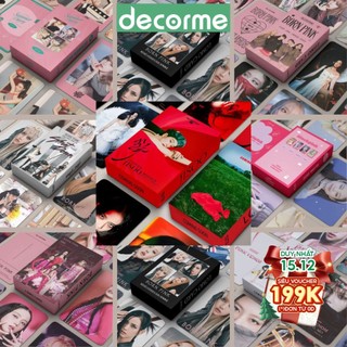 55 Ảnh Thẻ Bộ sưu tầm Lomo Card Blackpink bo góc album mới nhất DecorMe, ảnh thần tượng Kpop Lisa, Jennie, Jisoo, Rosé