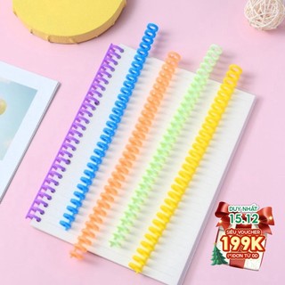 Binder Thanh còng nhựa màu 2 size bìa nhựa nhiều màu phụ kiện sổ còng DECORME