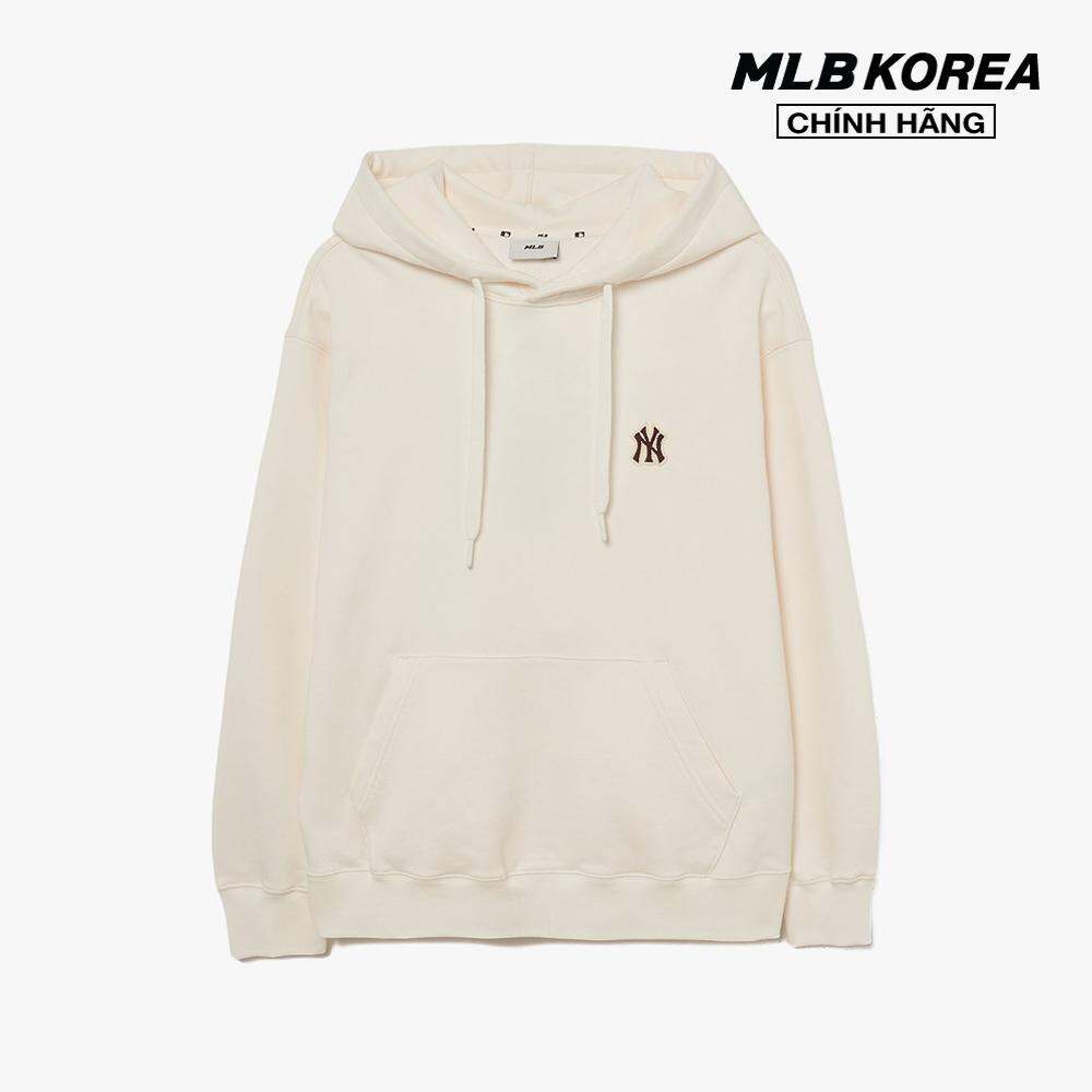 MLB - Áo hoodie unisex tay dài phối mũ Basic Small Logo 3AHDB0134-50CRS