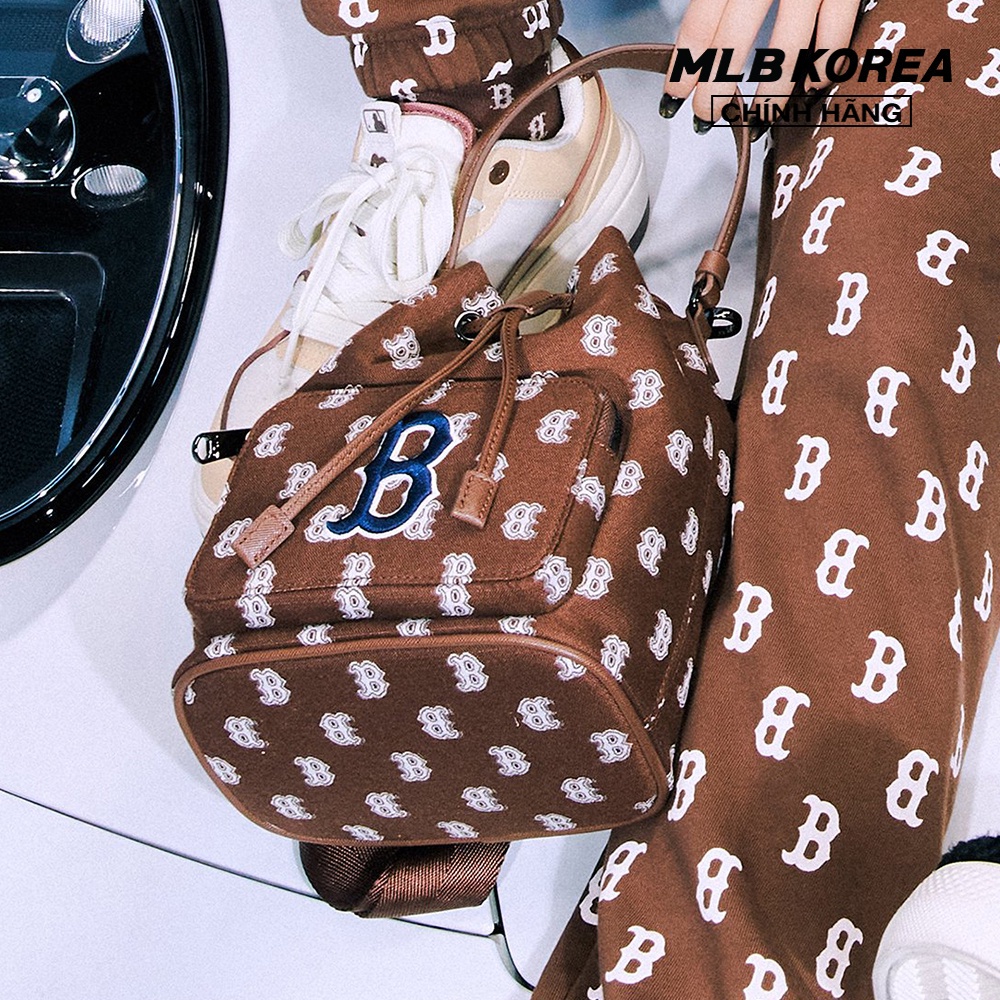 MLB - Túi rút dây Monogram Jacquard Bucket 3ABMS012N-43BRD