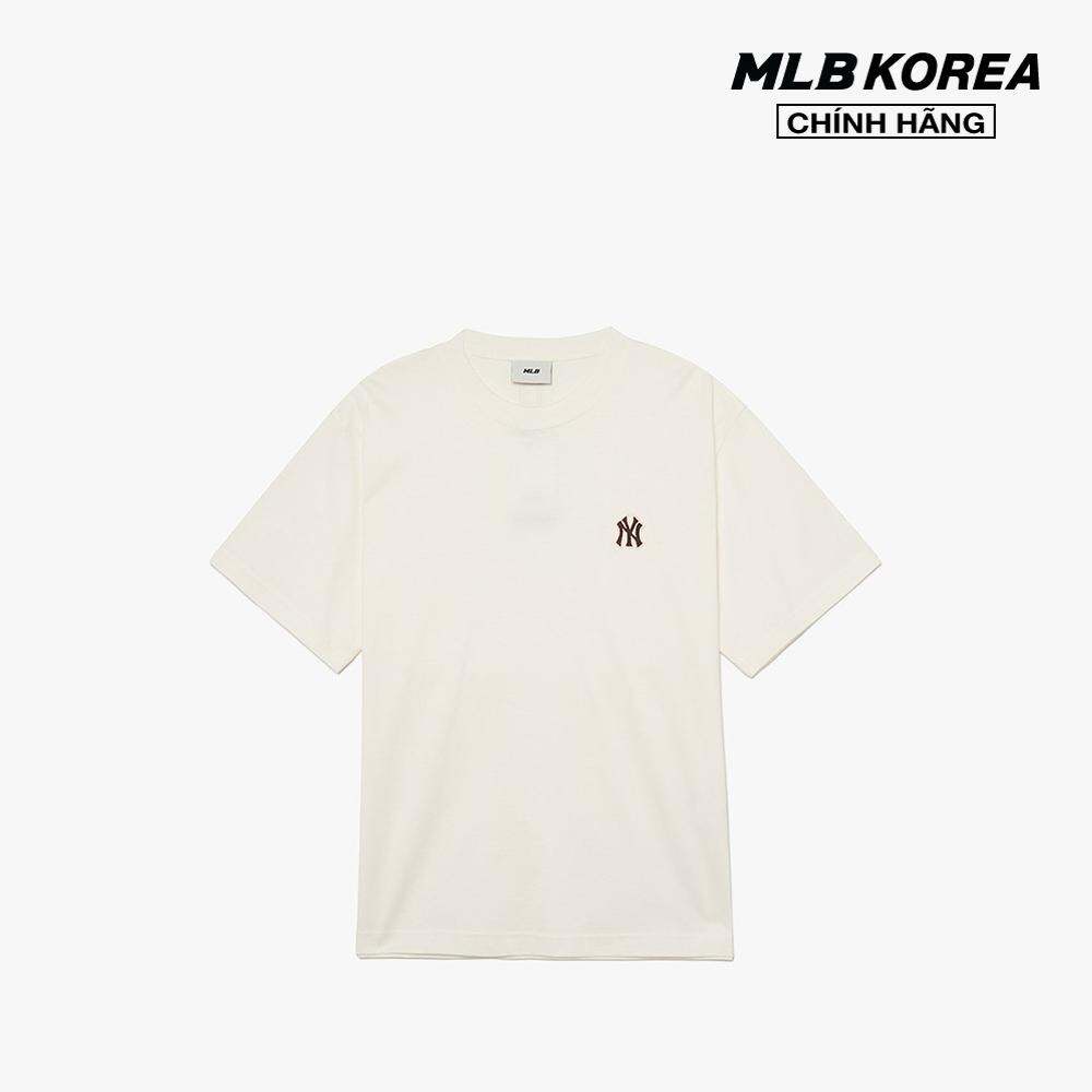 MLB - Áo thun unisex cổ tròn tay ngắn hiện đại 3ATSB0434-50CRS