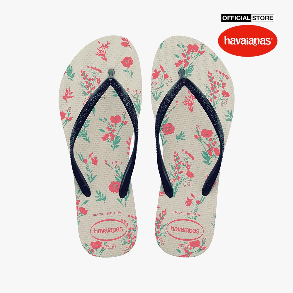 HAVAIANAS - Dép kẹp nữ Slim Romance 4136977-0052