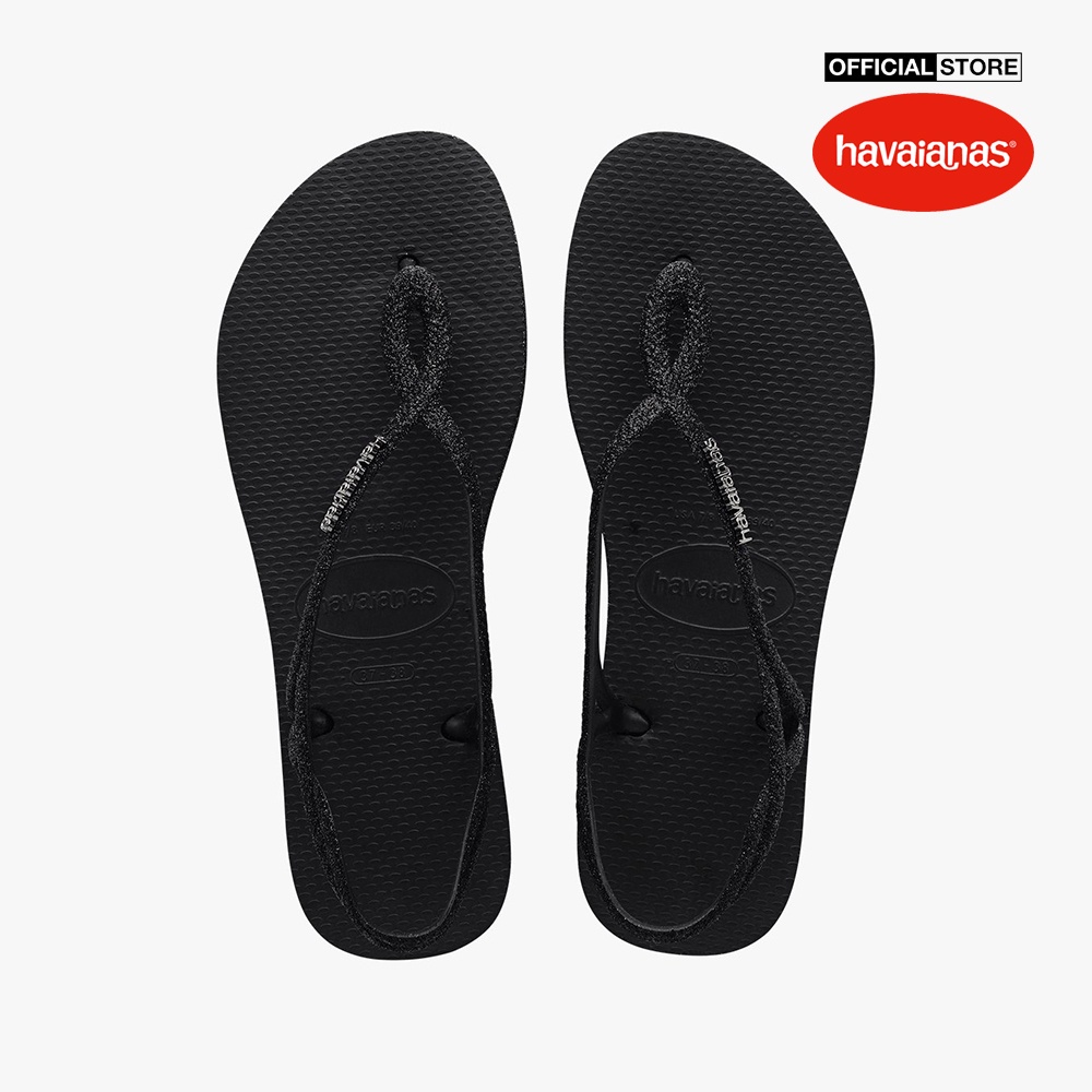 HAVAIANAS - Giày sandals nữ đế bệt Luna Sparkle 4148065-0090