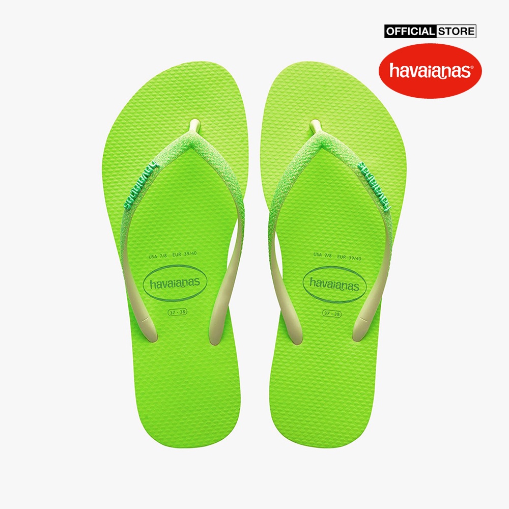 HAVAIANAS - Dép nữ Slim Glitter Neon 4147111-0904