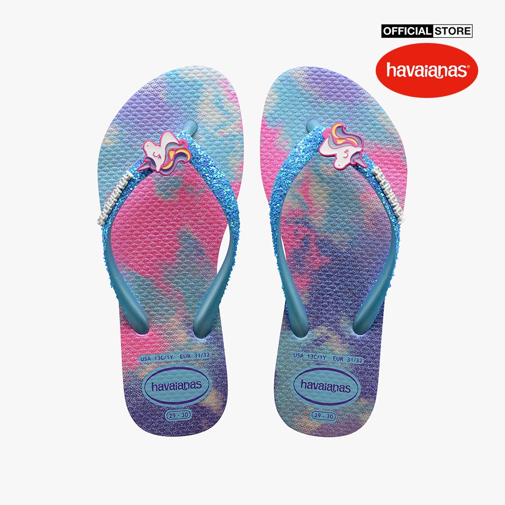 HAVAIANAS - Dép kẹp bé gái Kids Slim Glitter II 4146976-1022