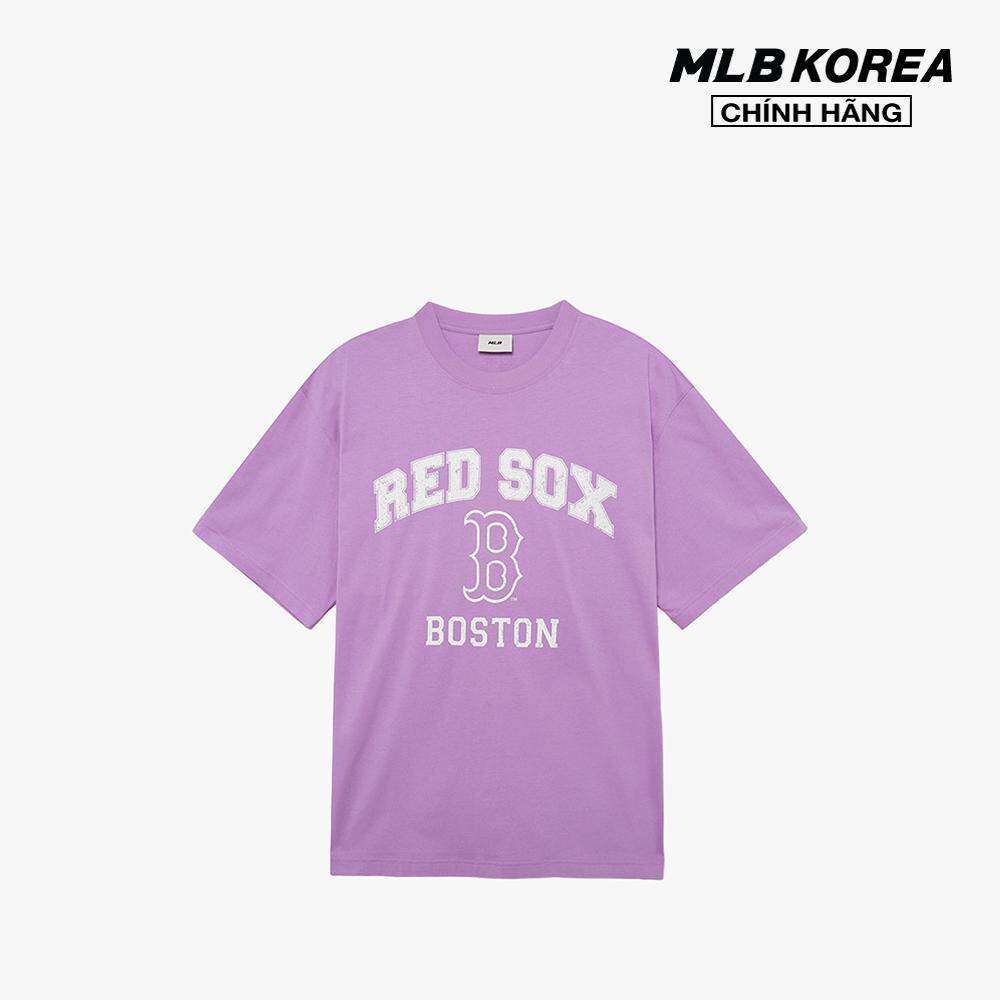 MLB - Áo thun unisex cổ tròn tay ngắn in logo thời trang 3ATSV0234-43LDL