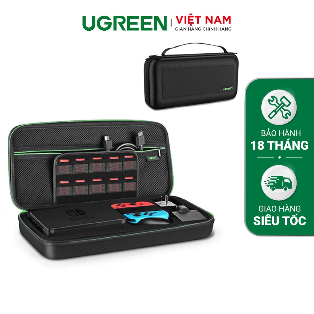 Hộp đựng đa năng bảo vệ máy chơi game Nintendo Switch và phụ kiện điện tử UGREEN LP174