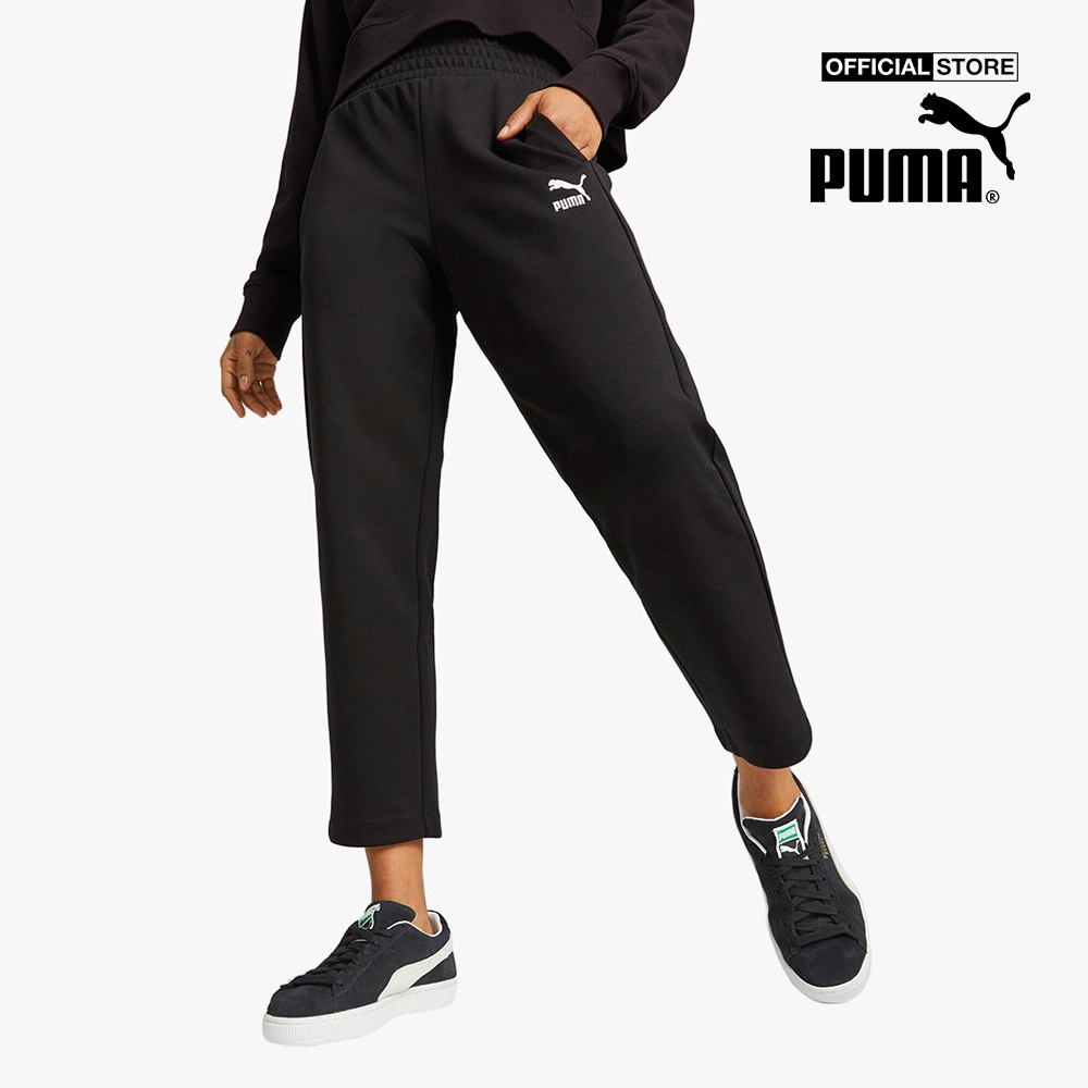 PUMA - Quần dài tập luyện nữ phom suông T7 High Waist 538260-01