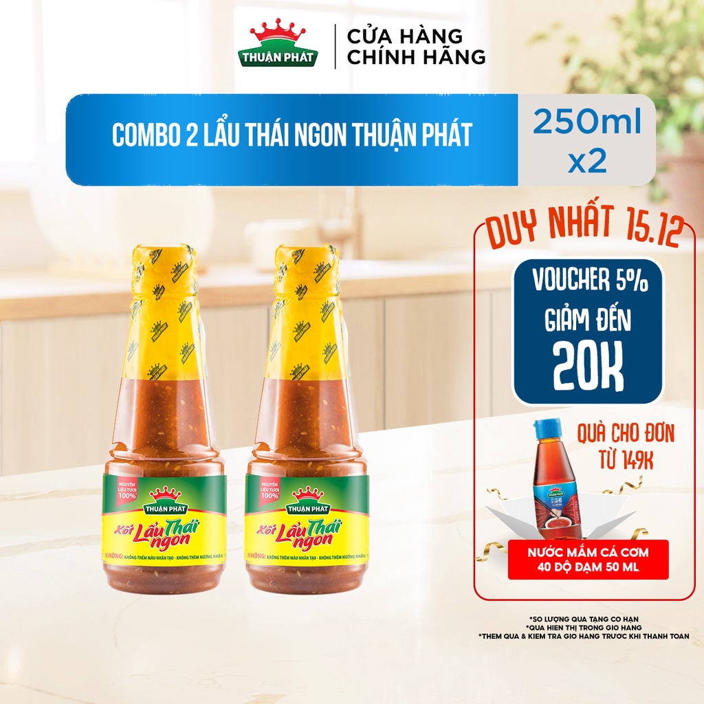 Combo 2 Sốt Lẩu Thái Ngon Thuận Phát 250g