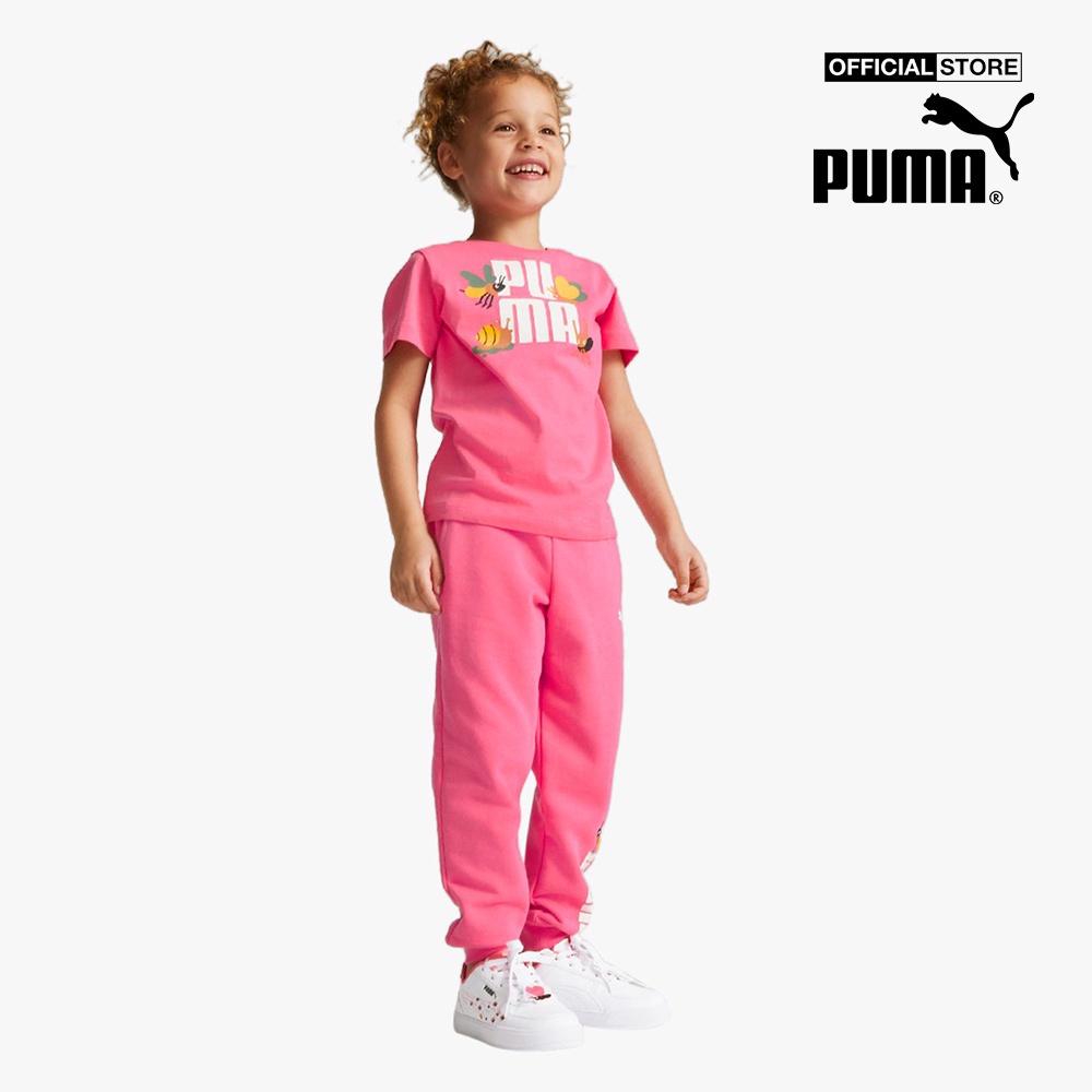 PUMA - Áo thun trẻ em ngắn tay Small World 670129-82