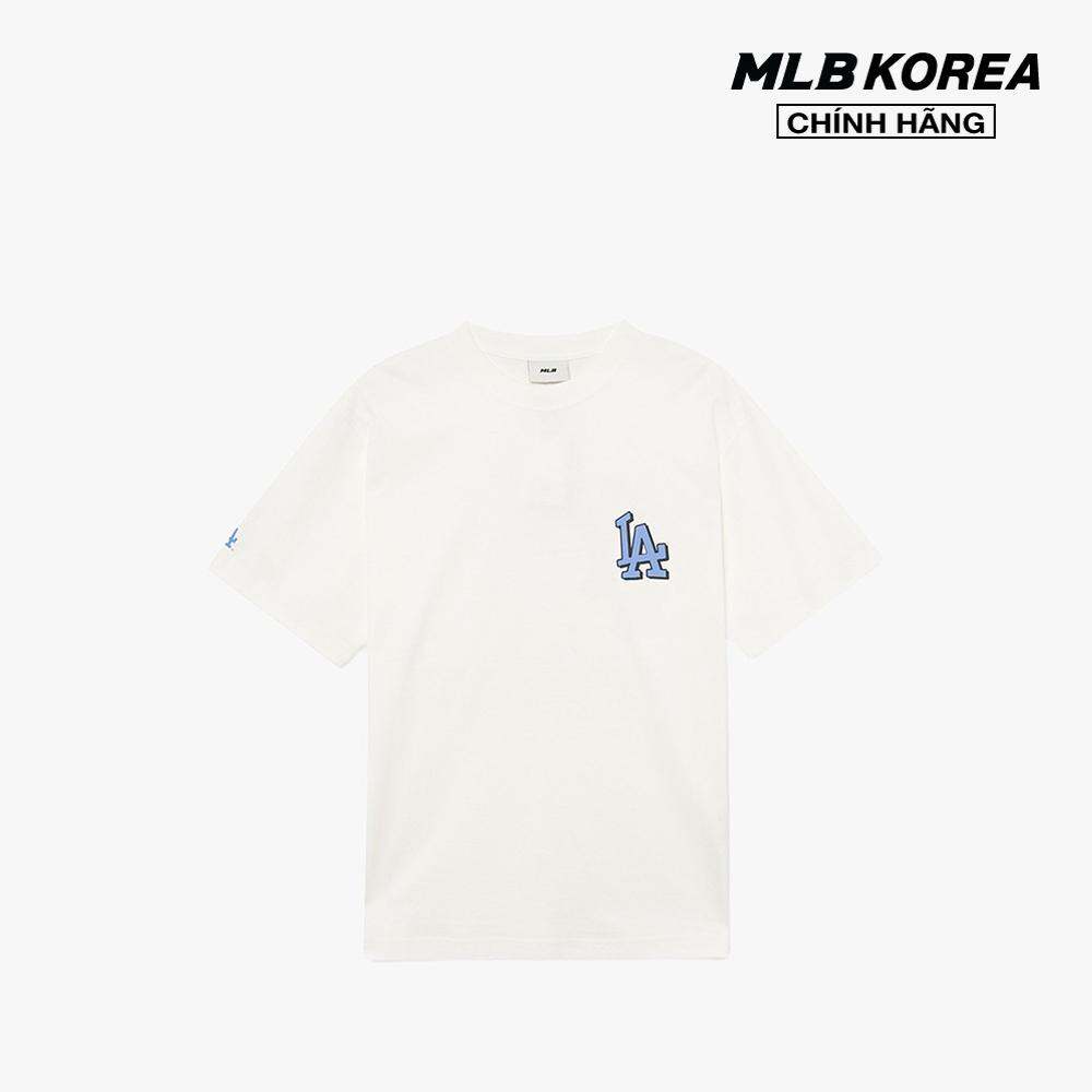 MLB - Áo thun unisex cổ tròn tay ngắn hiện đại 3ATSL0533-07IVS