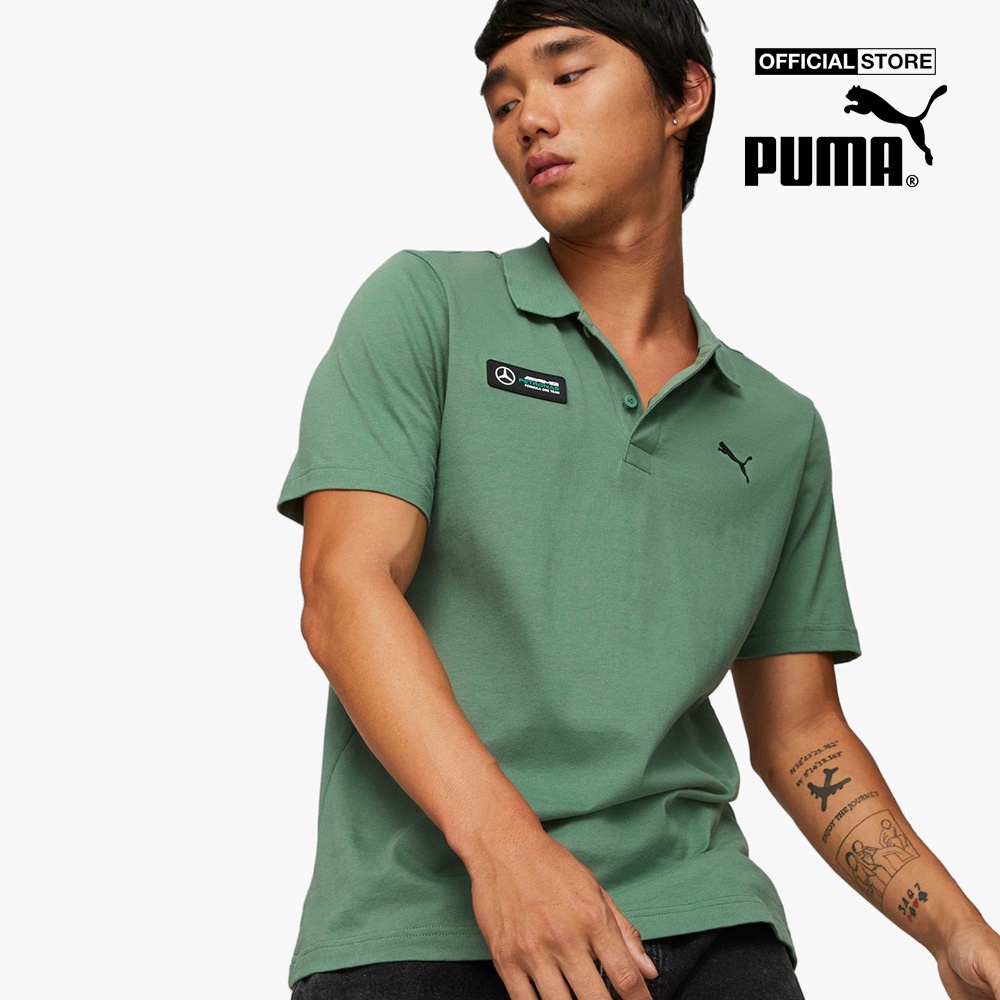 PUMA - Áo polo nam tay ngắn Mercedes AMG F1 Essential 536449-14