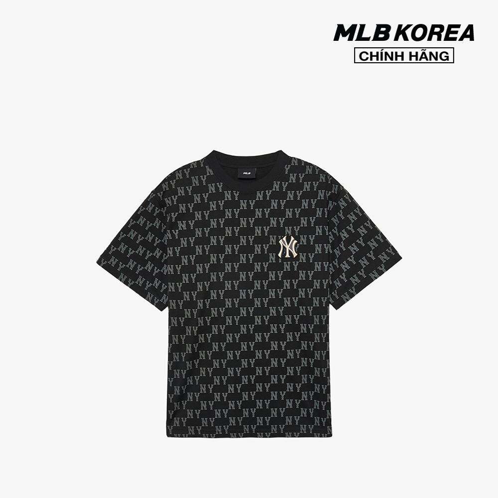 MLB - Áo thun unisex cổ tròn tay ngắn Classic Monogram 3ATSM0134-50BKS