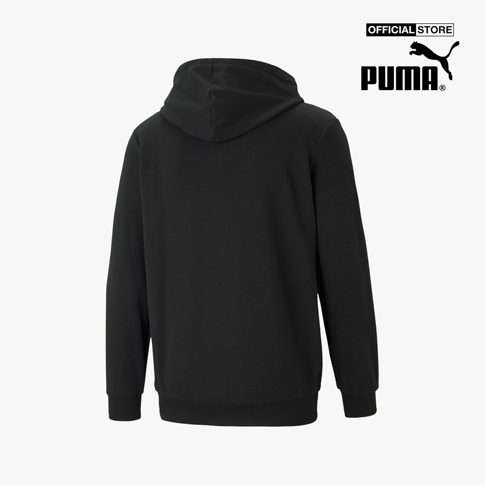 PUMA - Áo hoodie nam phối zip Essentials Big Logo 586700-01