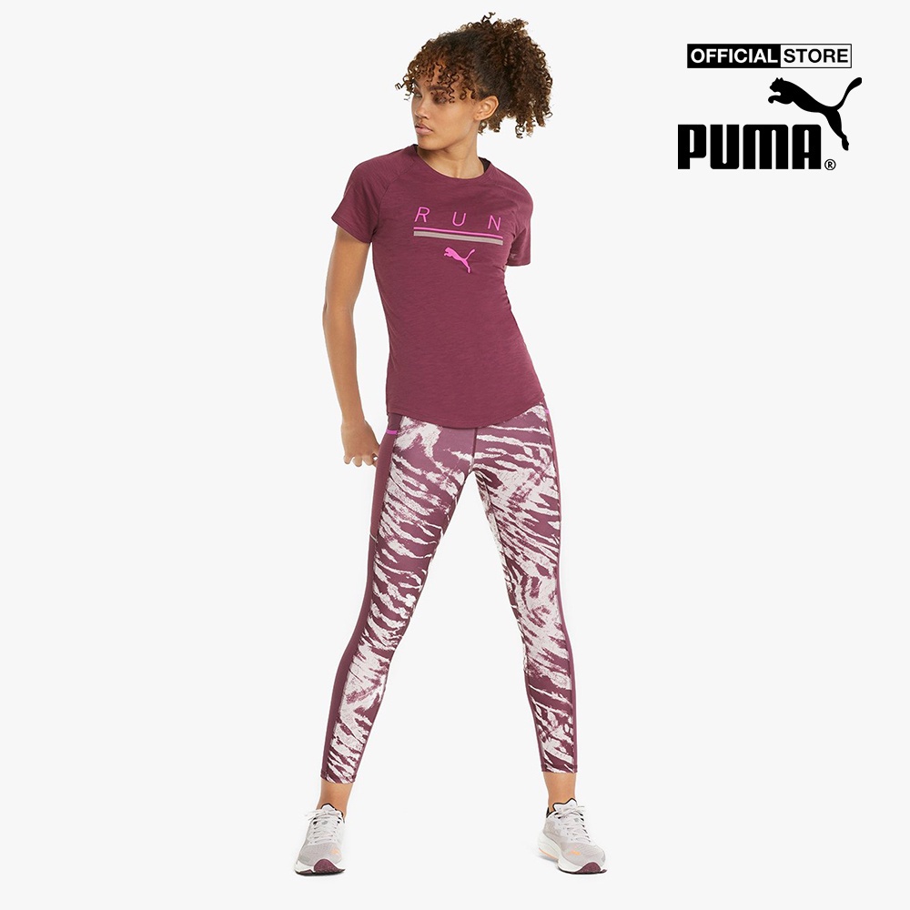 PUMA - Áo thun thể thao nữ ngắn tay 5K Logo 521388-12