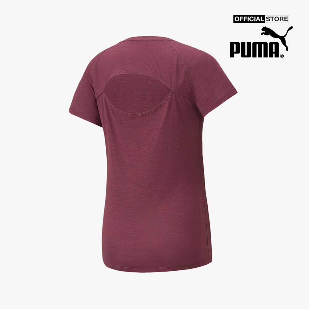 PUMA - Áo thun thể thao nữ ngắn tay 5K Logo 521388-12